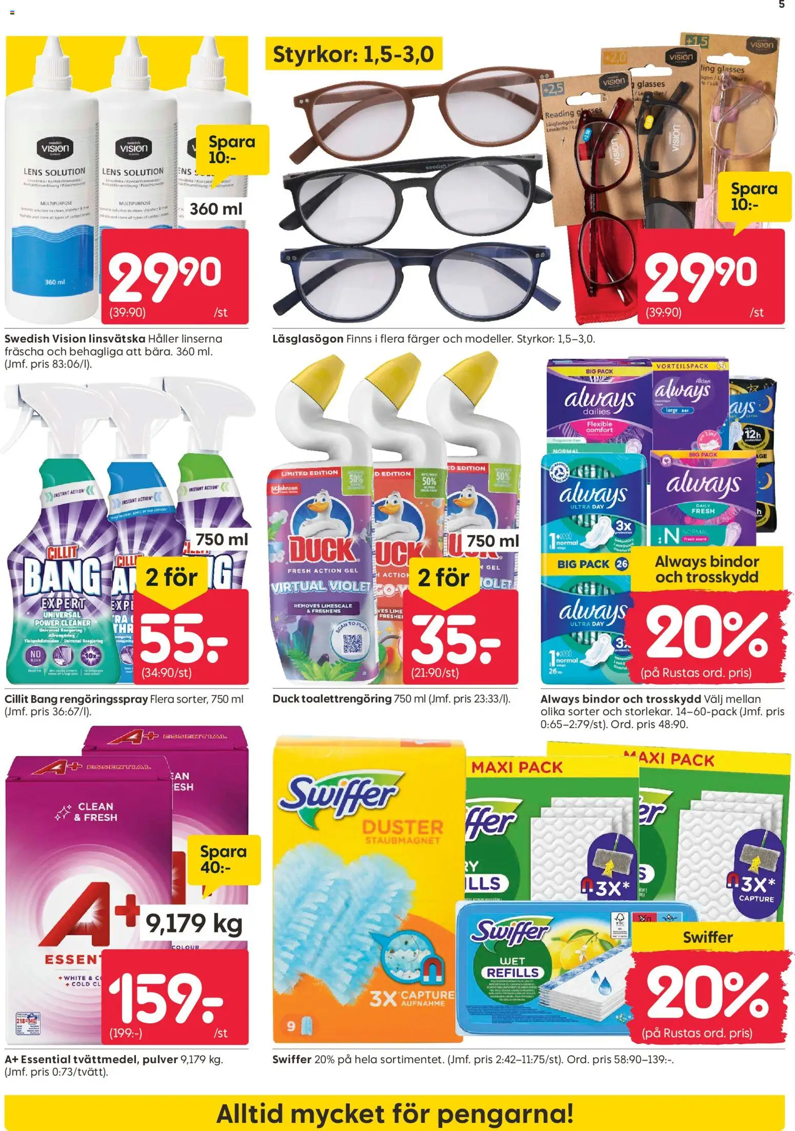 Rusta reklamblad aktuell från 12.01.2026 | Sida: 5 | Produkter: Trosskydd, Lime, Kontakt, Linsvätska