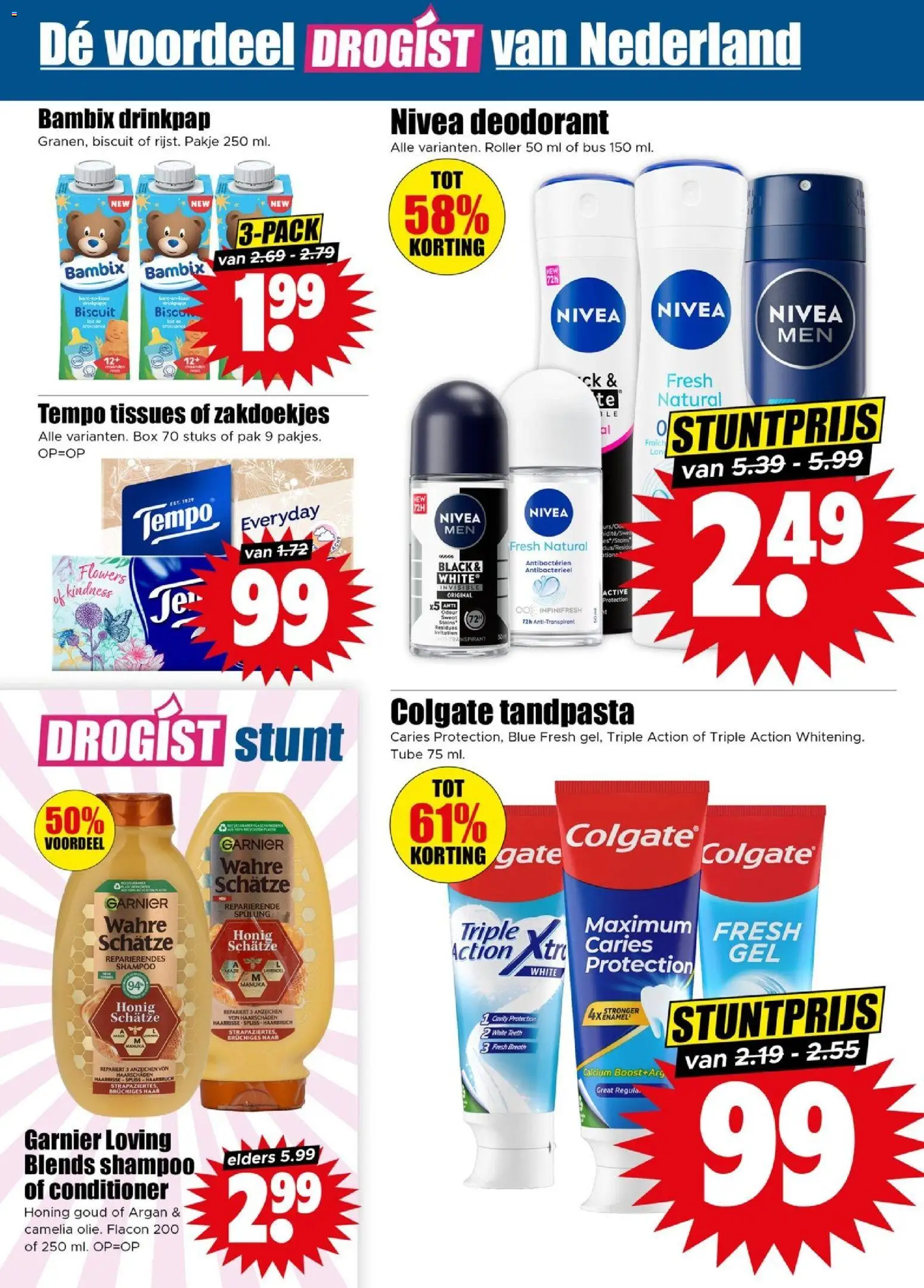 {H1} | Pagina: 26 | Producten: Deodorant, Tandpasta, Tissues, Conditioner