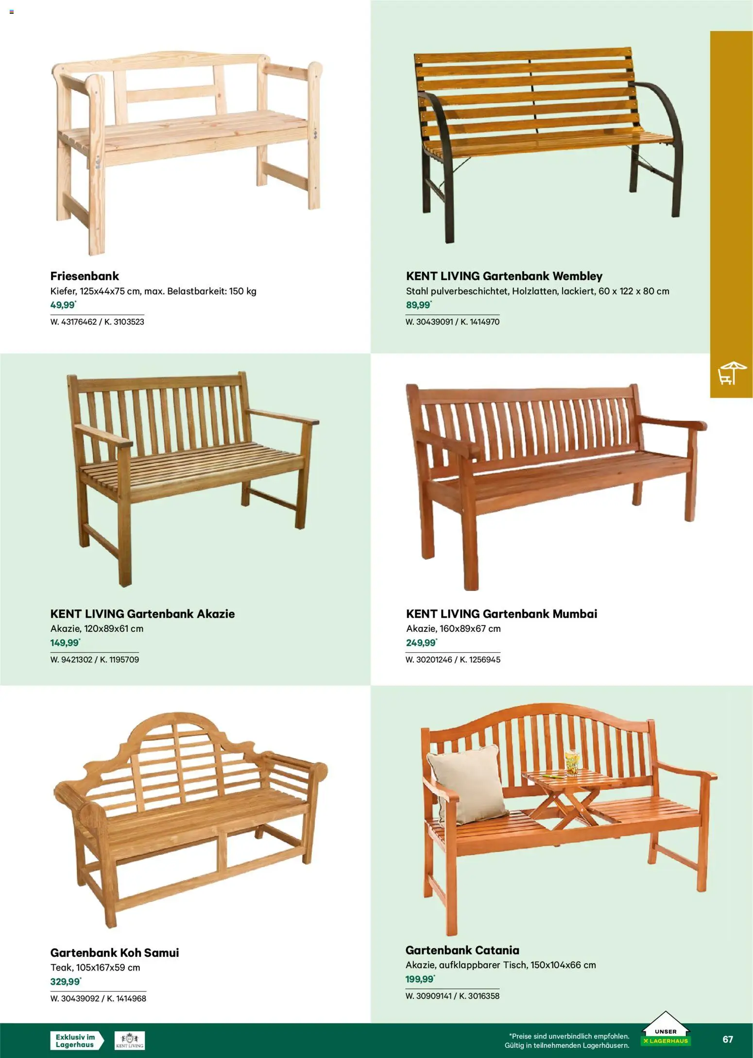 Lagerhaus  Garten und Freizeit Katalog 2026 gültig ab 22.02.2026 | Seite: 67