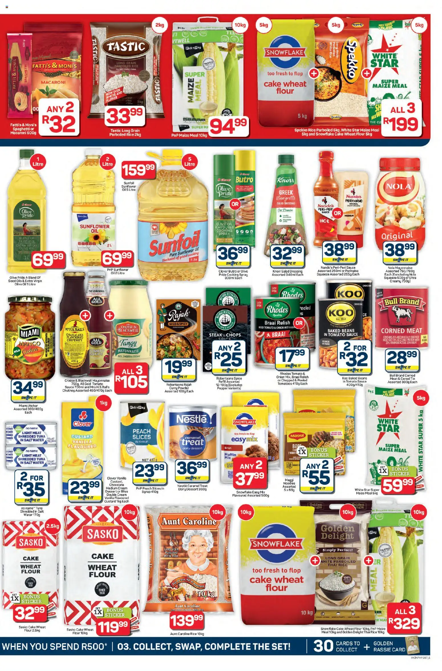 New Pick n Pay catalogue – valid from 23.10.2025 | Page: 5 | Products: Chutney, Powder, Rice, Noodles
