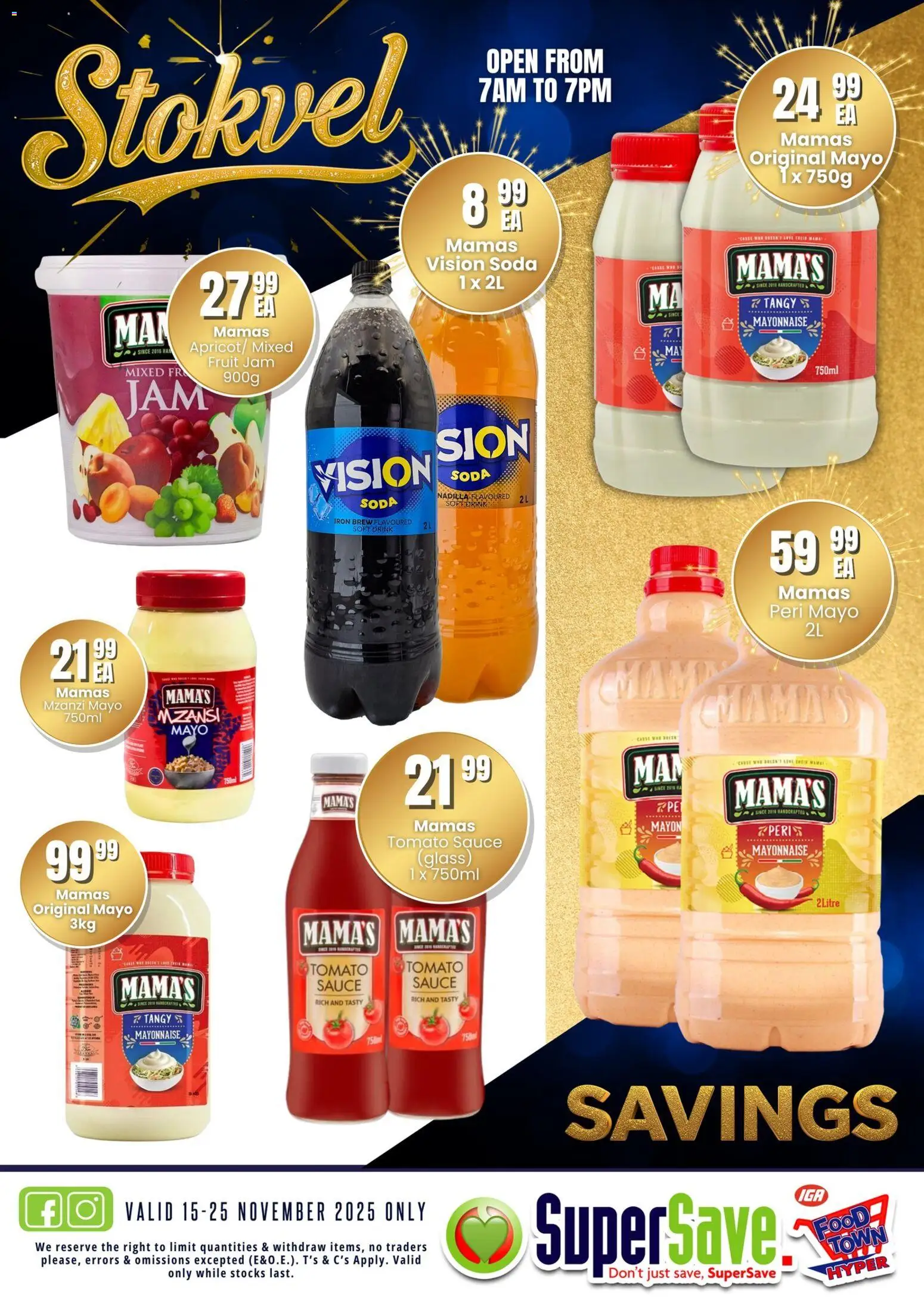 New Super Save catalogue – valid from 15.11.2025 | Page: 22 | Products: Jam, Tomato sauce, Fruit, Mayonnaise
