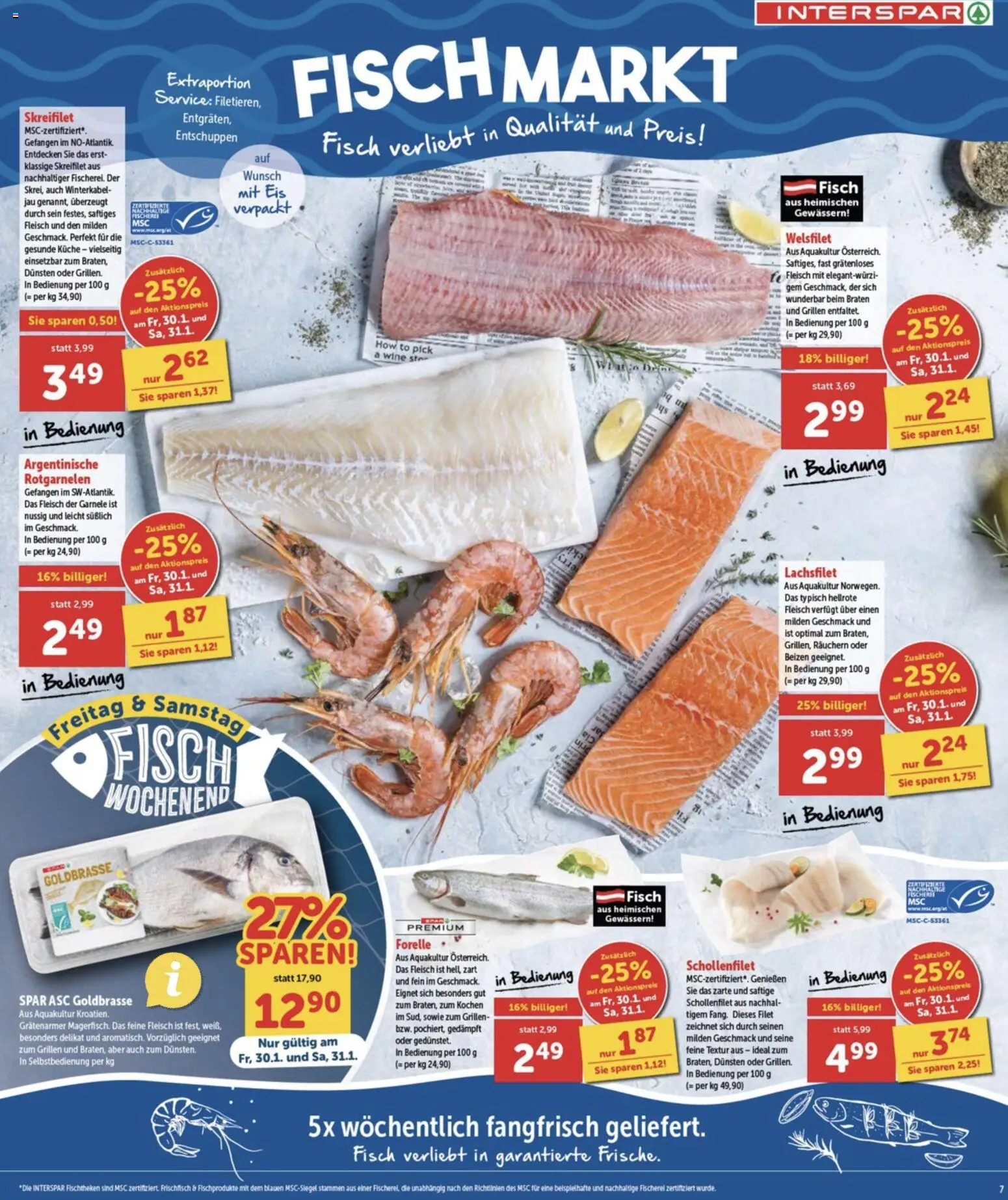 Interspar Flugblatt - Burgenland gültig ab 29.01.2026 | Seite: 8 | Produkte: Eis, Fisch