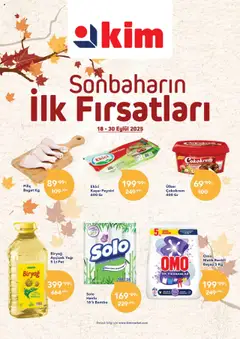18.09.2025 tarihinden itibaren geçerli olan Kim Market kataloğu önizlemesi
