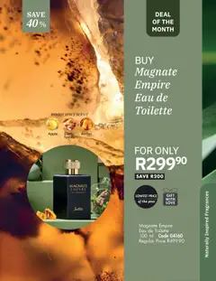 Justine specials catalogue – valid from 01.10.2025 | Page: 13 | Products: Eau de toilette, Spices
