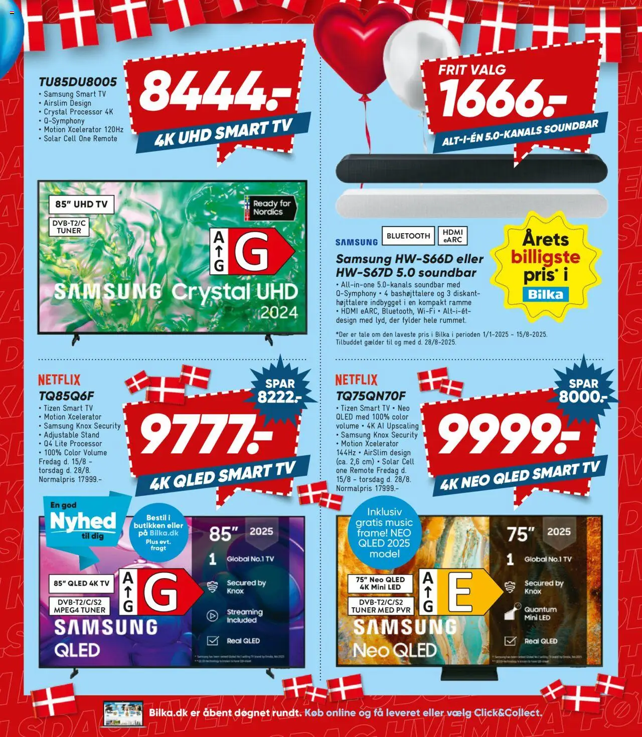 Bilka Tilbudsavis gyldig fra 15.08.2025 | Side: 13 | Produkter: Processor, Soundbar, Smart TV, TV