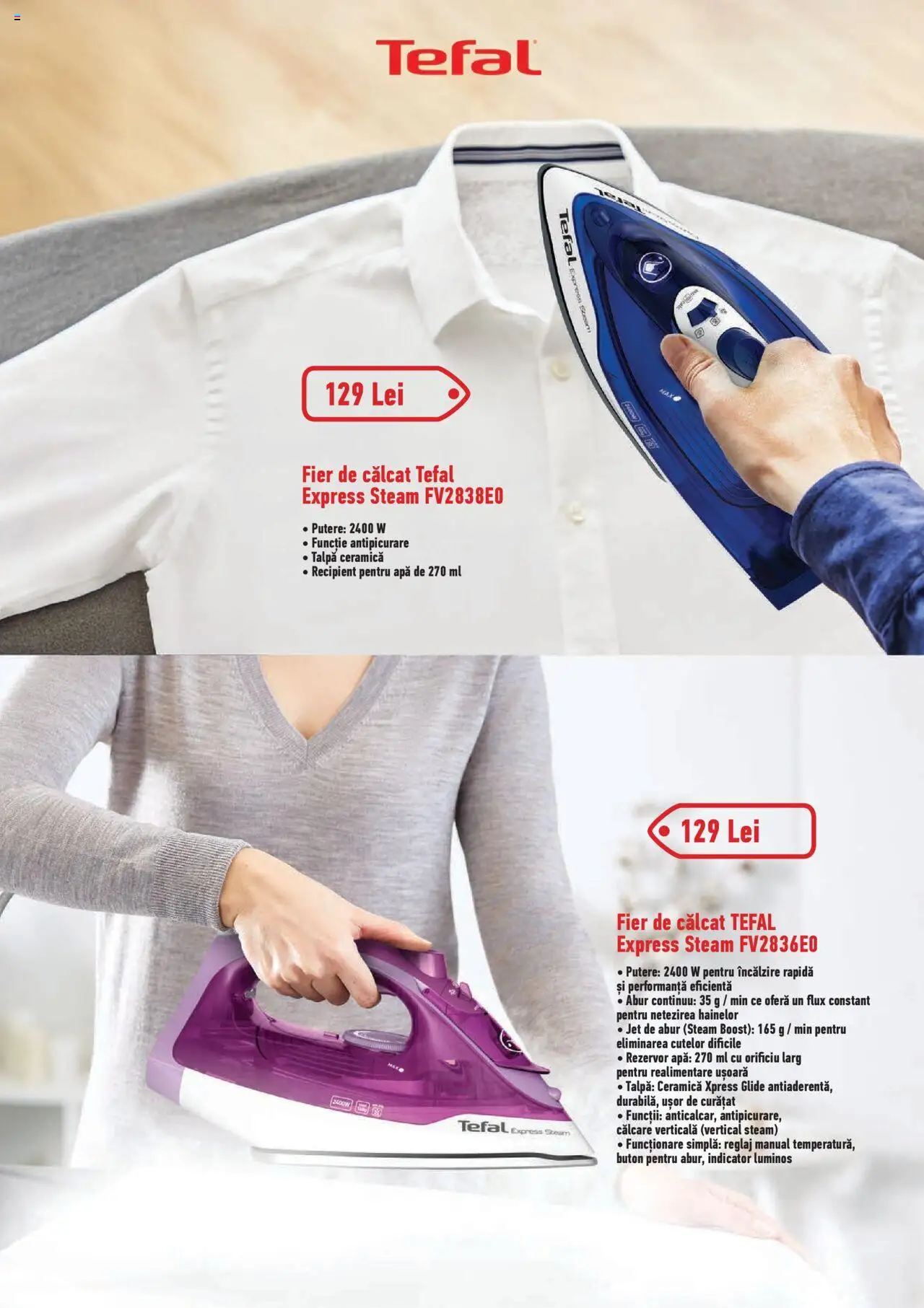 Catalog Selgros - Tefal Rowenta Krups – valabil de la 21.08.2025 | Pagină: 18 | Produse: Fier de călcat, Apă
