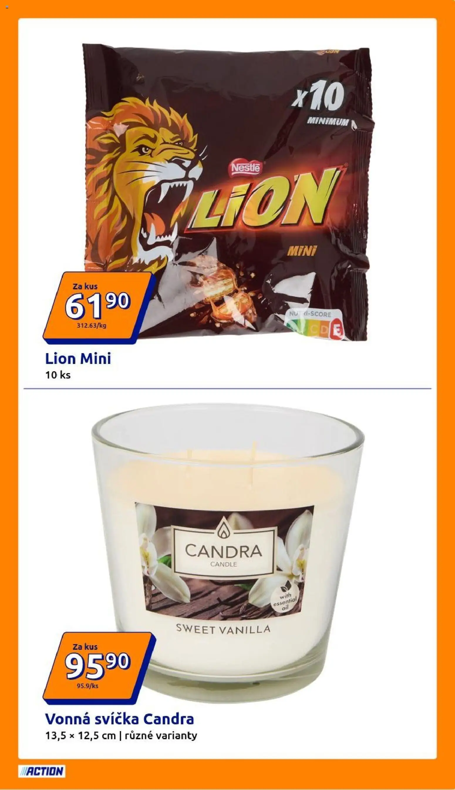 Action leták od 03.03.2026 | Strana: 21 | Produkty: Svíčka