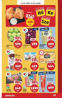 GRANNY SMITH ALMA, I. osztály lédig, kg - amely érvényes a következő dátumtól: 30.10.2025 | Oldal: 22