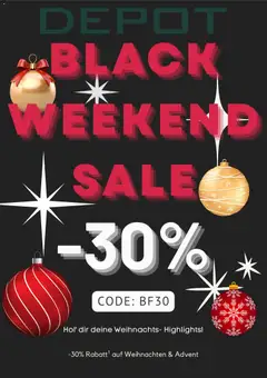 Depot - Black Friday ab 28.11.2025 gültig