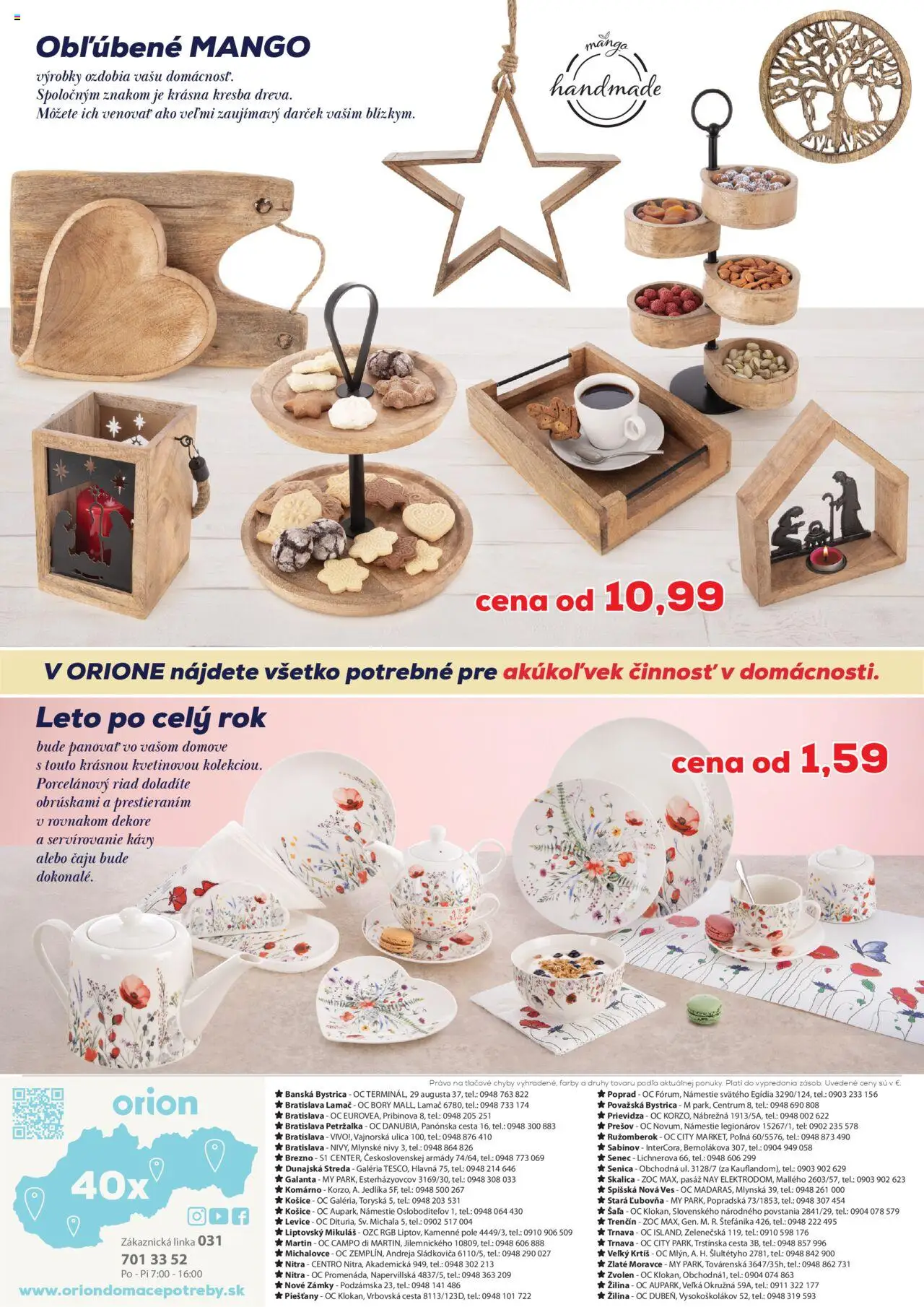 Nové Orion trade stredné slovensko akcie – leták je platný od 03.10.2025 | Strana: 4 | Produkty: Mango
