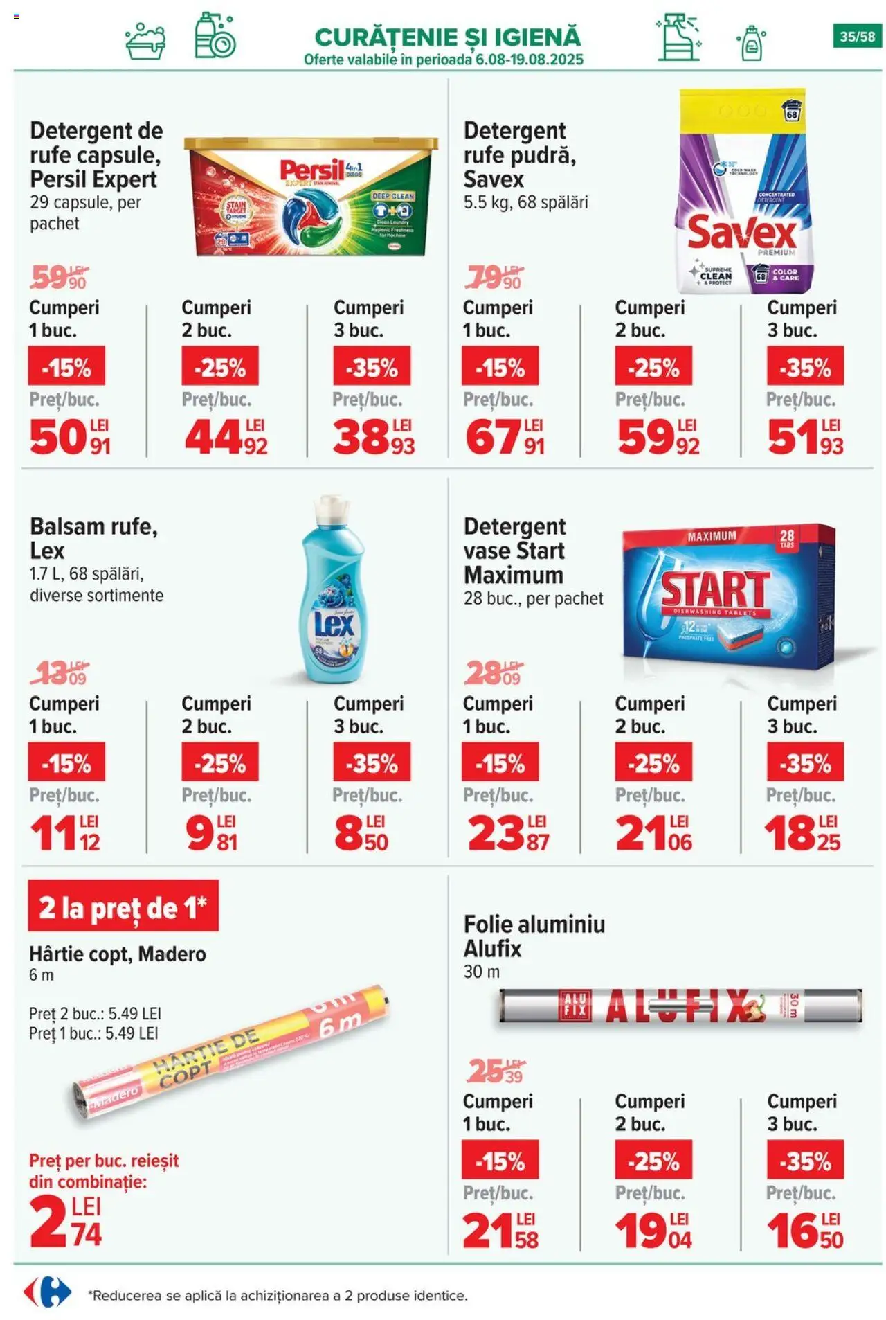 Catalog Carrefour – valabil de la 06.08.2025 | Pagină: 36 | Produse: Pomelo, Balsam, Detergent