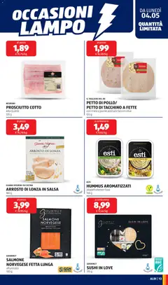 Anteprima del volantino PROSCIUTTO COTTO, Alta Qualità 120 g valido a partire dal 04.05.2026 | Pagina: 13