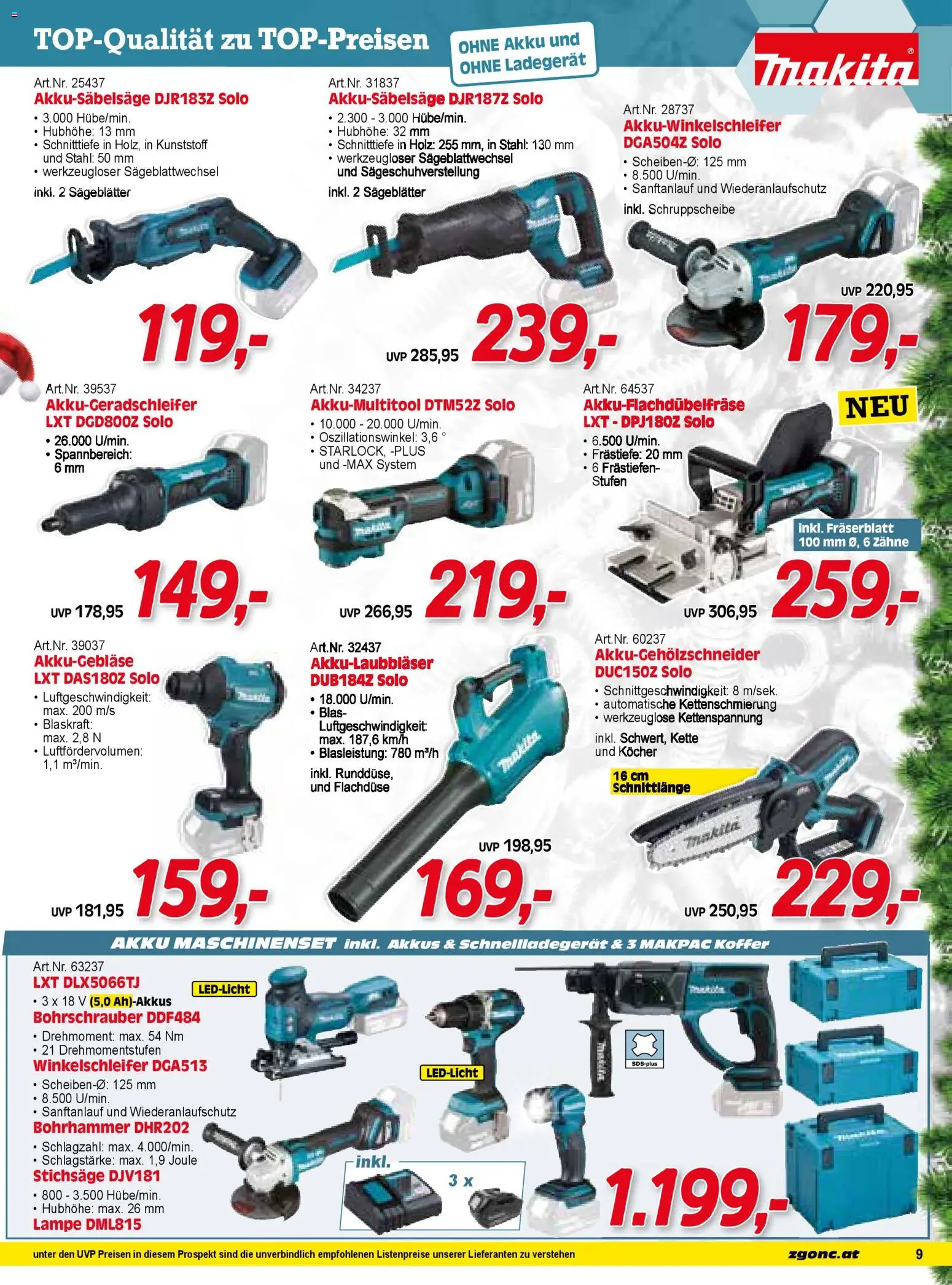Zgonc - Flugblatt Dezember I 2025 gültig ab 01.12.2025 | Seite: 9 | Produkte: Koffer, Kocher, Lampe