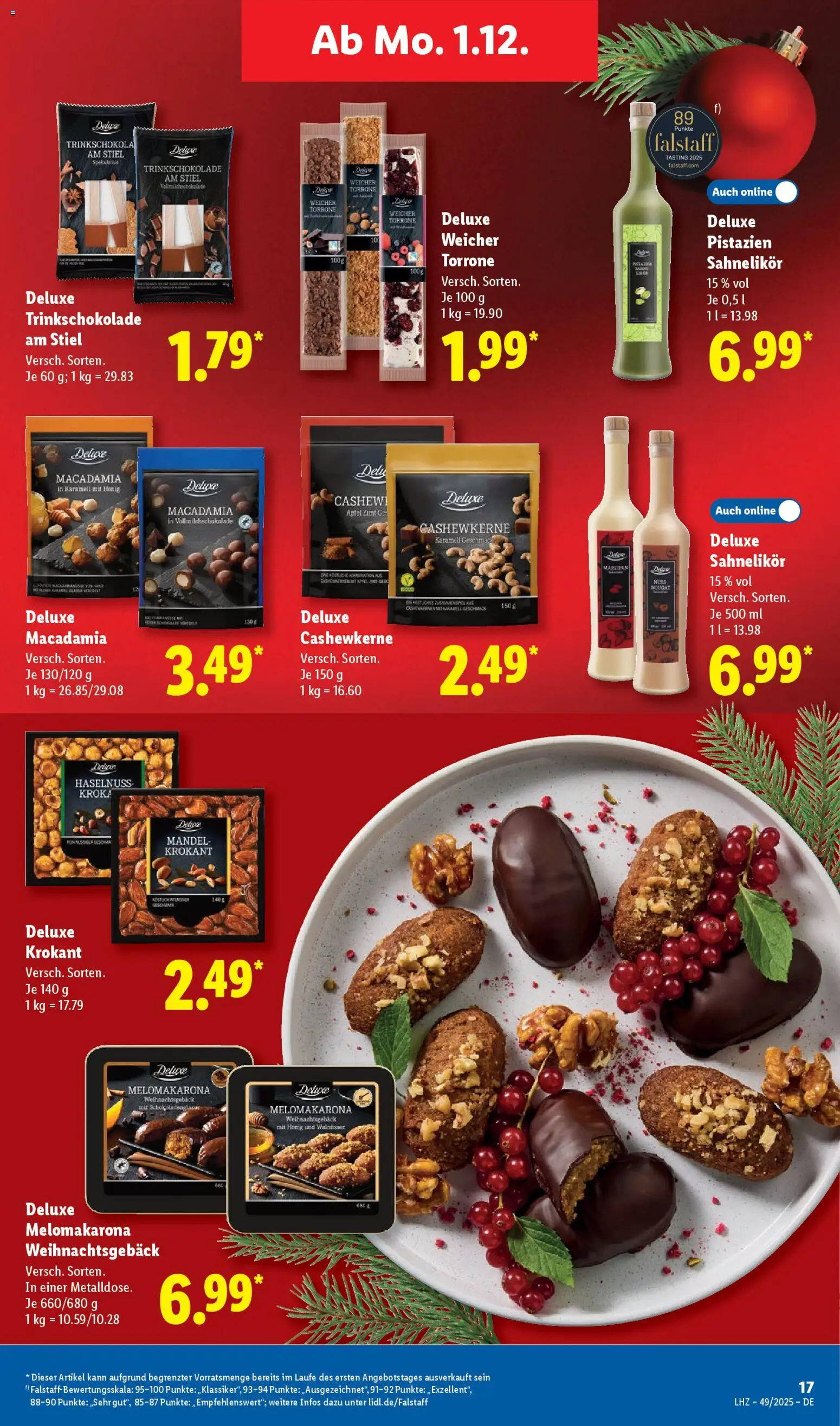 Lidl - Prospekt – gültig ab 01.12.2025 | Seite: 29 | Produkte: Schokolade, Äpfel, Pistazien