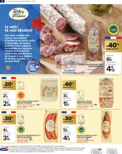 Carrefour Market - Prévisualisation de Carrefour Market Le marche de noel nos regions  valide à partir de 09.12.2025 | Page: 10 | Produits: Saucisson, Saucisson sec, Saucisse, Crème fraiche