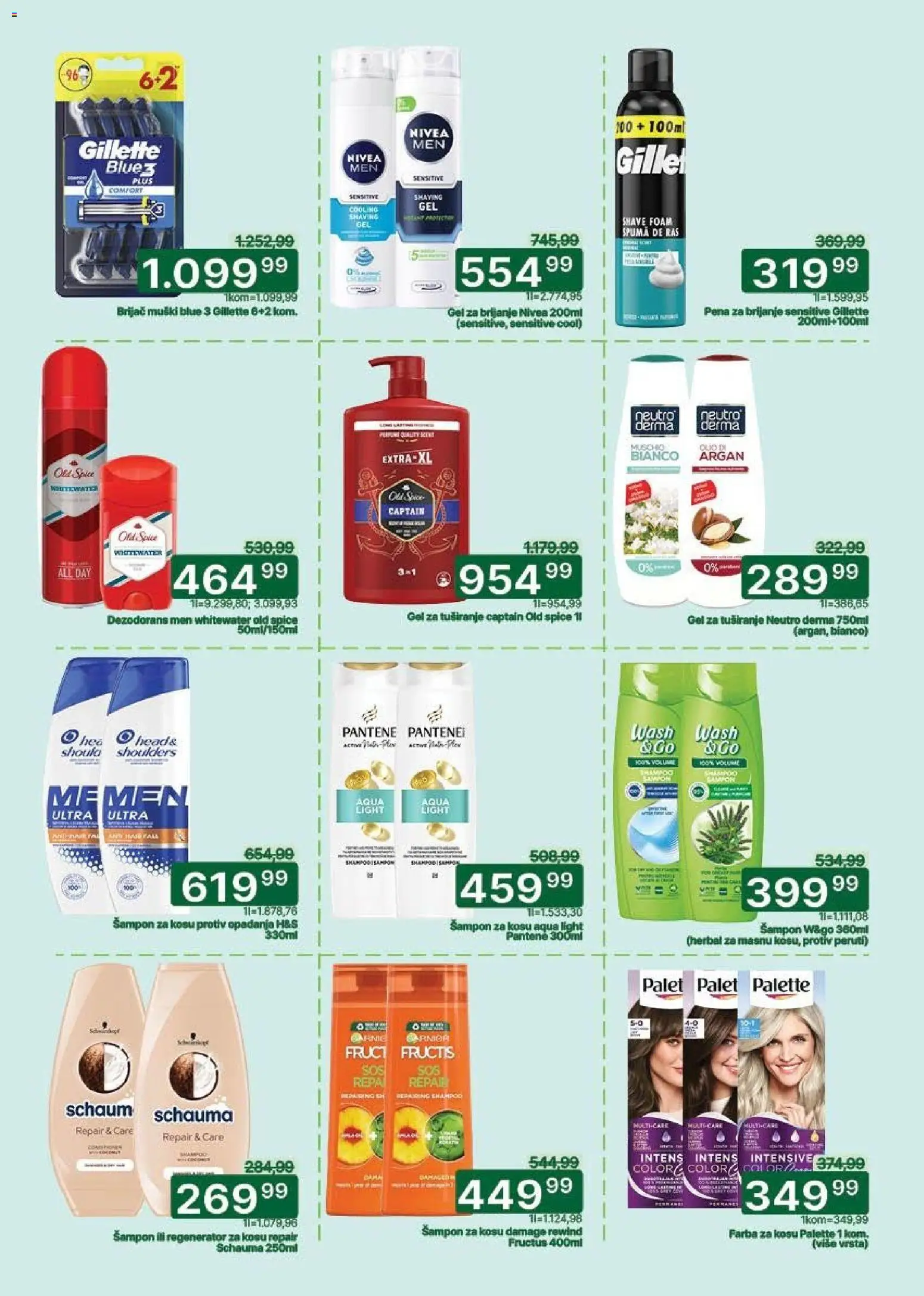 Univerexport katalog - važi od 02.03.2026 | Strana: 27 | Proizvode: Brijač, Pantene, Nivea, Pena za brijanje
