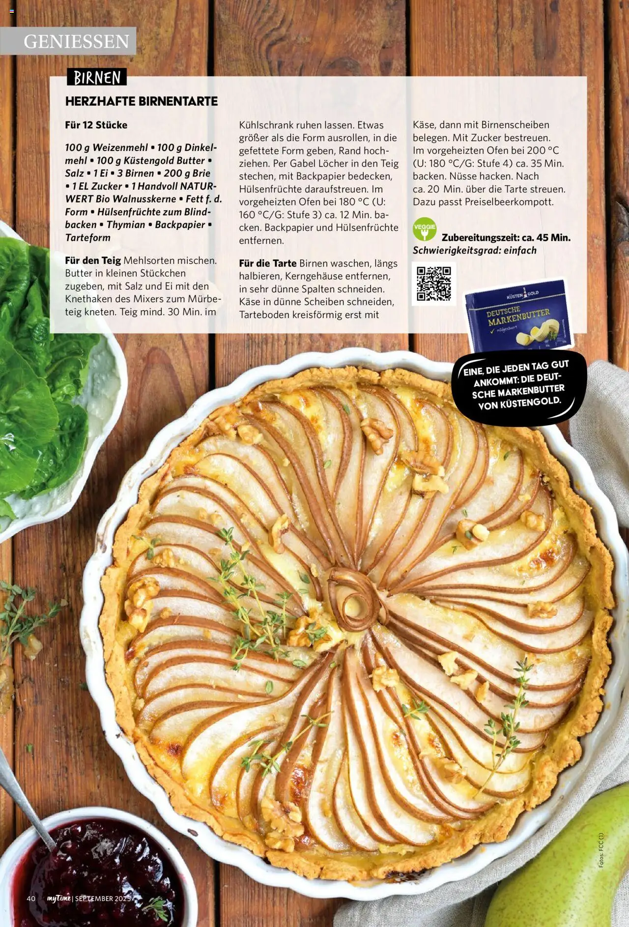 Famila Nordwest myTime September 2025 – gültig ab 01.09.2025 | Seite: 40 | Produkte: Ofen, Käse, Kühlschrank, Nüsse