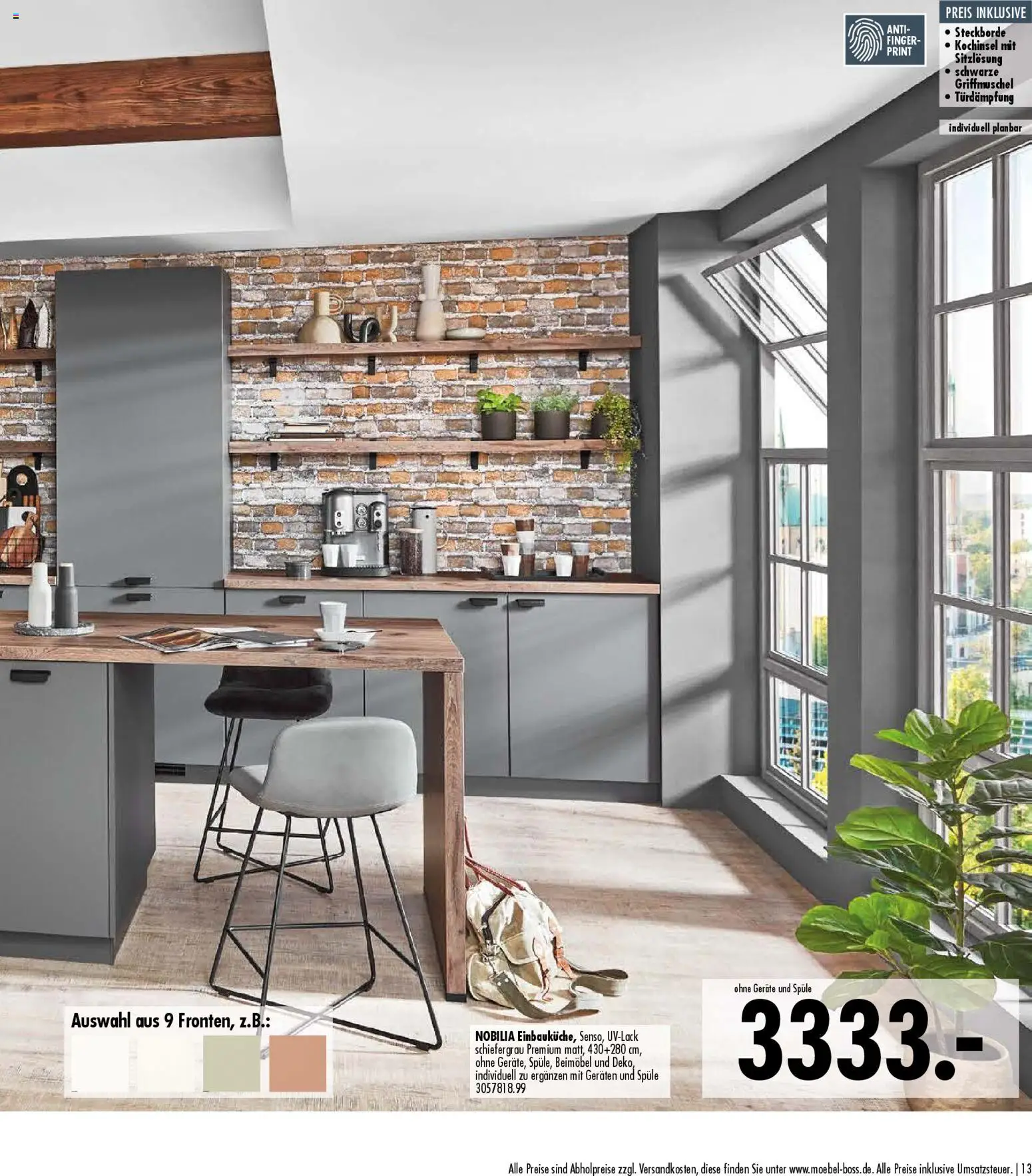 SB Möbel Boss Küchenkatalog 2026 – gültig ab 09.04.2026 | Seite: 13