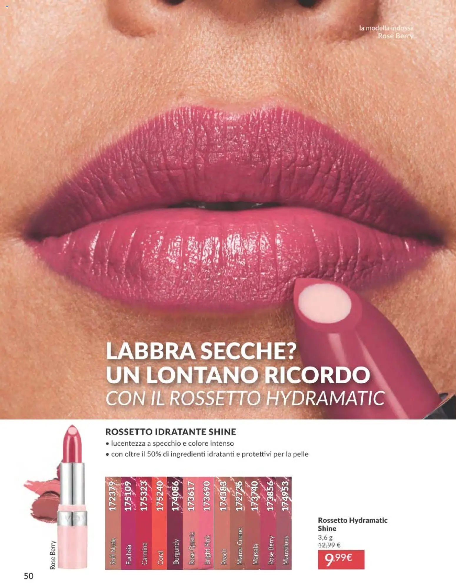 Volantino Avon del 31.12.2025 | Pagina: 50 | Prodotti: Rossetto, Specchio