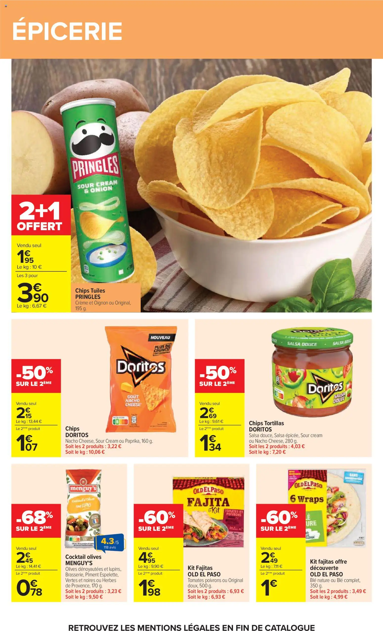 {H1} | Page: 45 | Produits: Tortillas, Oignon, Piment, Tomates