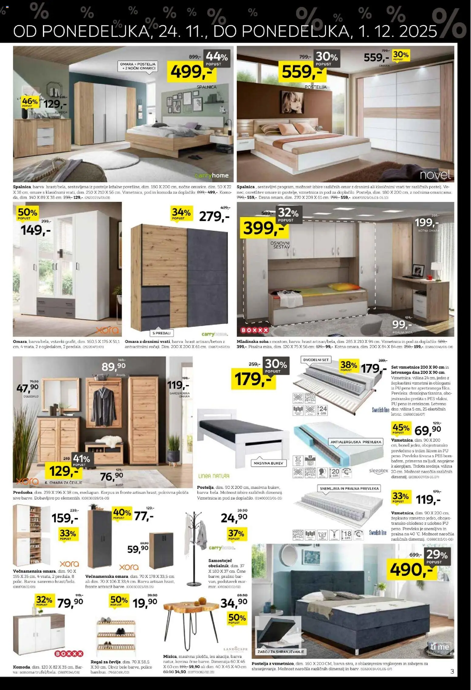 Novi XXXL Lesnina katalog ponudbe – veljaven od 23.11.2025 | Stran: 3