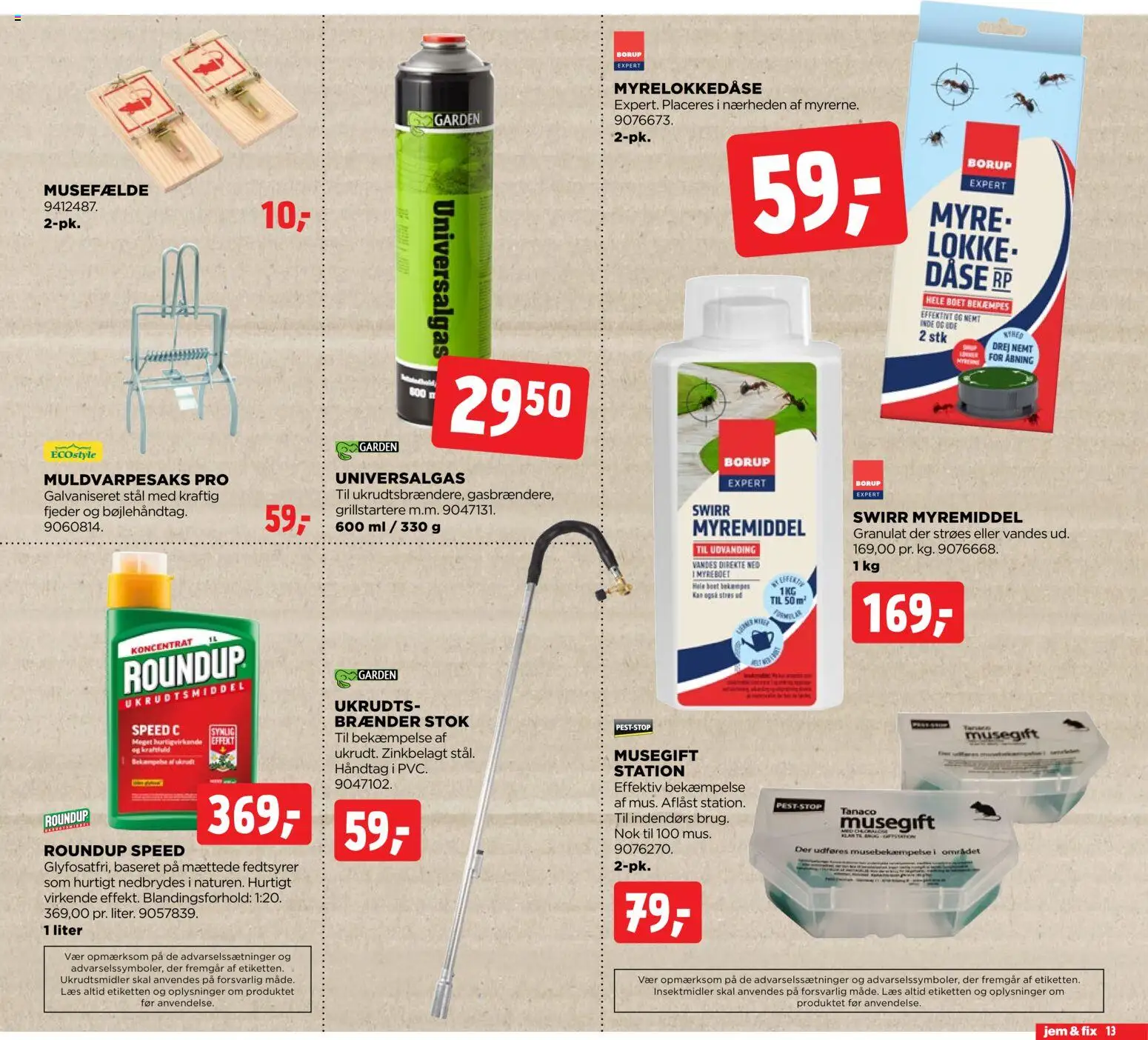 Jem & fix tilbudsavis – gyldig fra 01.03.2026 | Side: 13 | Produkter: Søm