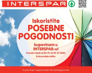 Posebne pogodnosti Interspar - Pregled kataloga iz trgovine Interspar, vrijedi od 09.07.2025