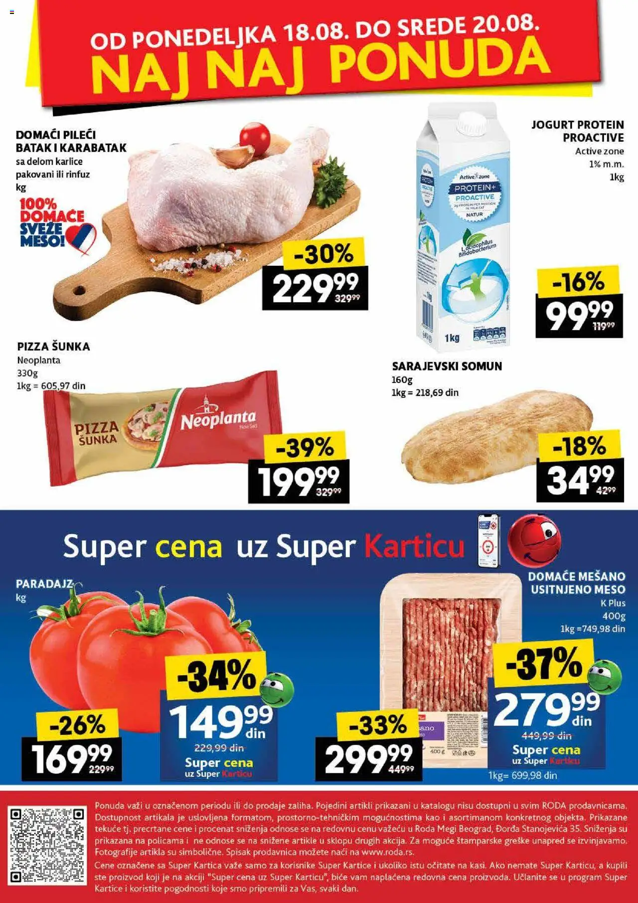 Roda katalog - važi od 14.08.2025 | Strana: 48 | Proizvode: Protein, Somun, Jogurt, Paradajz