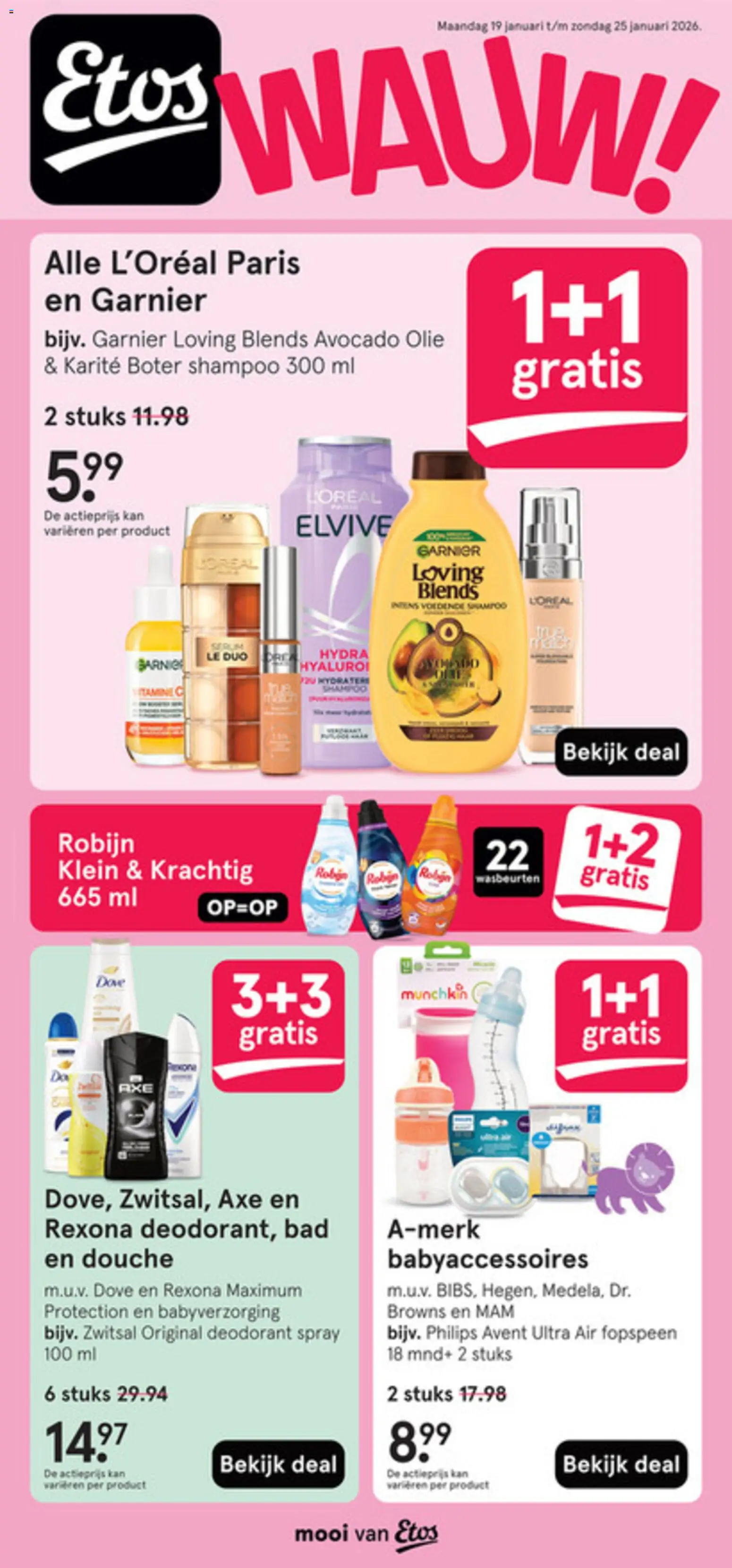 {H1} | Pagina: 1 | Producten: Deodorant, Avocado, Robijn, Shampoo