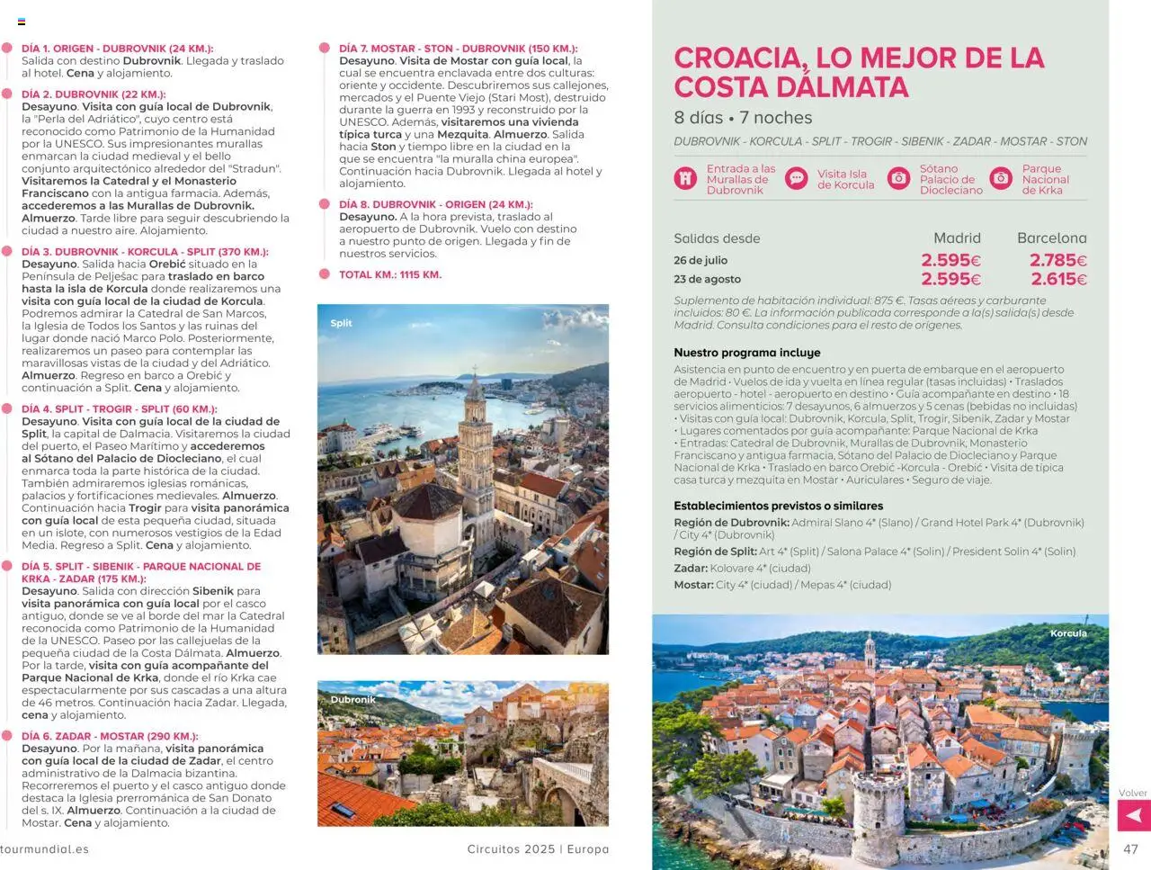 Viajes El Corte Inglés Circuitos exclusivos │ válido desde el 01.05.2025 | Página: 47 | Productos: Auriculares, Marco