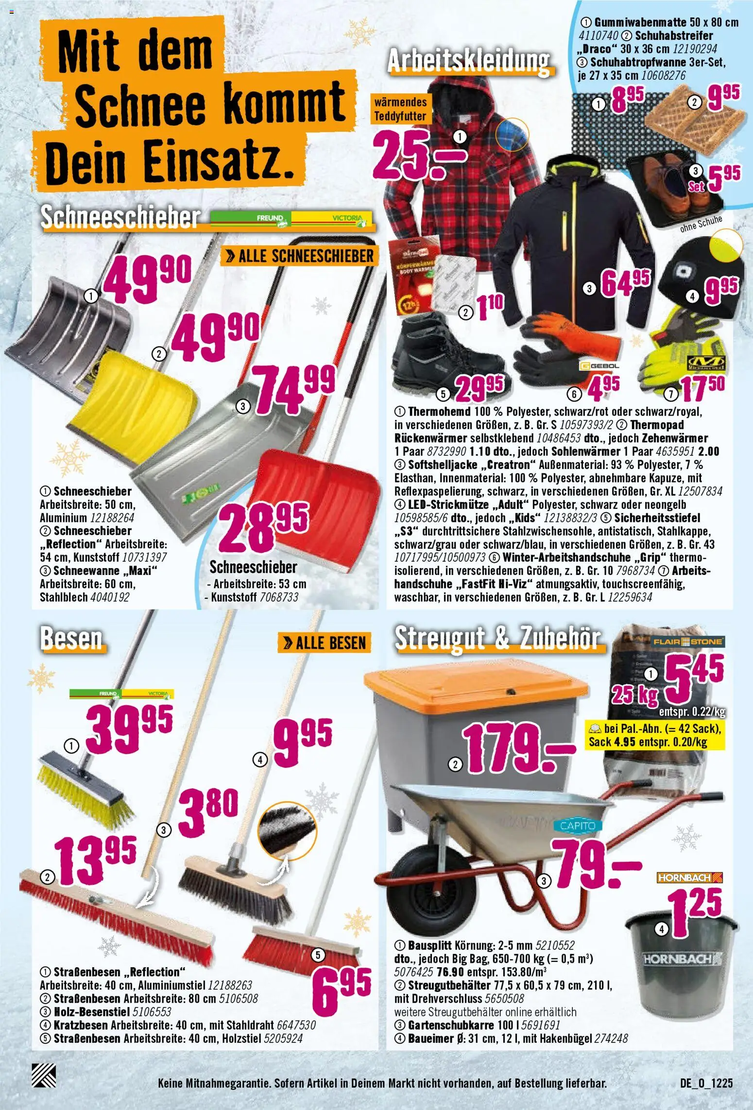 Hornbach Prospekt 	 – gültig ab 28.11.2025 | Seite: 29 | Produkte: Handschuhe