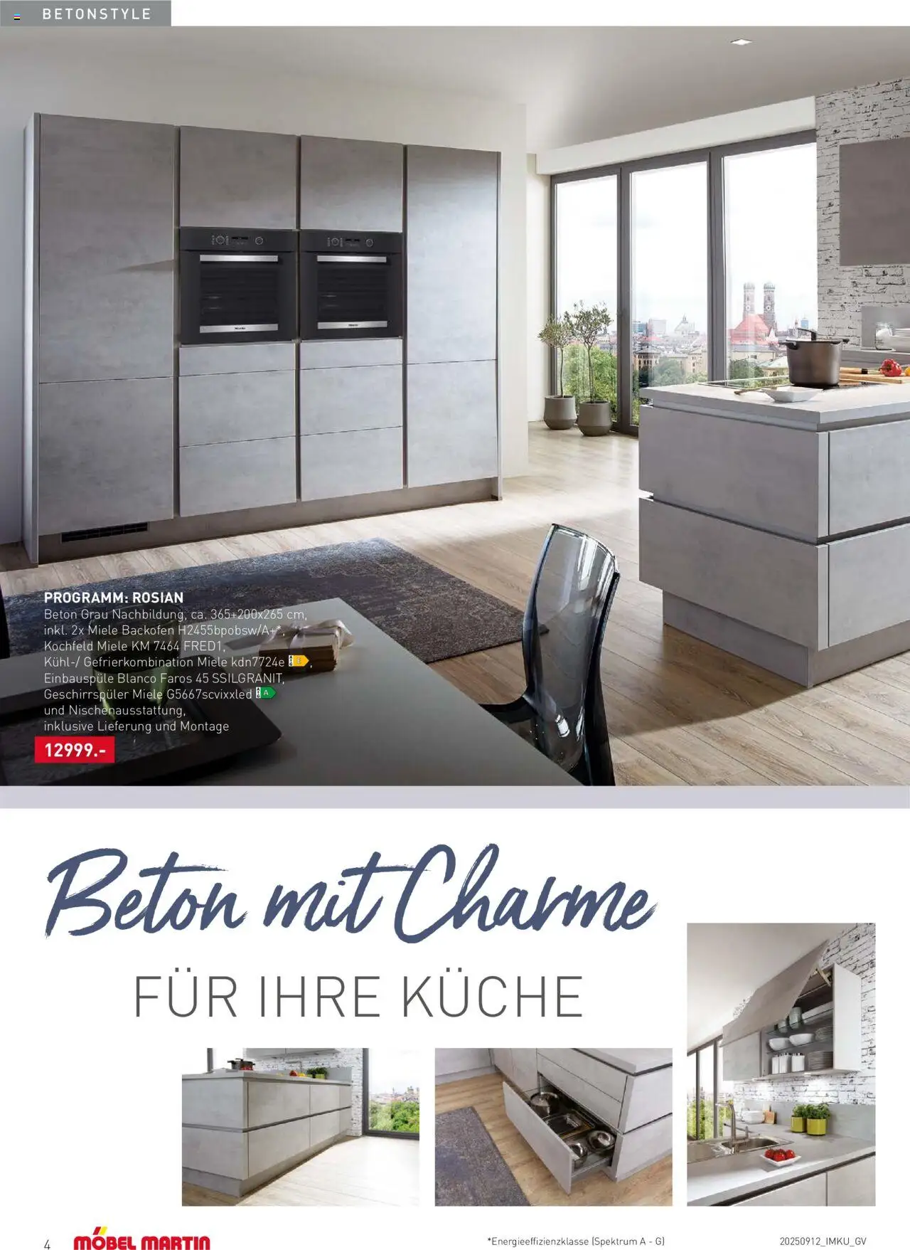 Möbel Martin Meine Küche 2025 – gültig ab 15.09.2025 | Seite: 4 | Produkte: Miele, Geschirrspüler, Kochfeld, Backofen