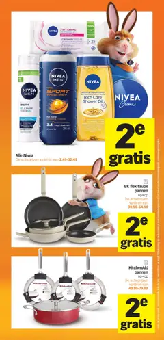 NIVEA MEN SENSITIVE GEL À RASER SCHEERGEL, COMFORT INSTANTANE ONNIDDELLUK COMFORT - Voorbeeld van een folder van Albert Heijn, geldig van 30.03.2026 | Pagina: 12 | Producten: Livre pour enfants, Kan, Douche, Crème