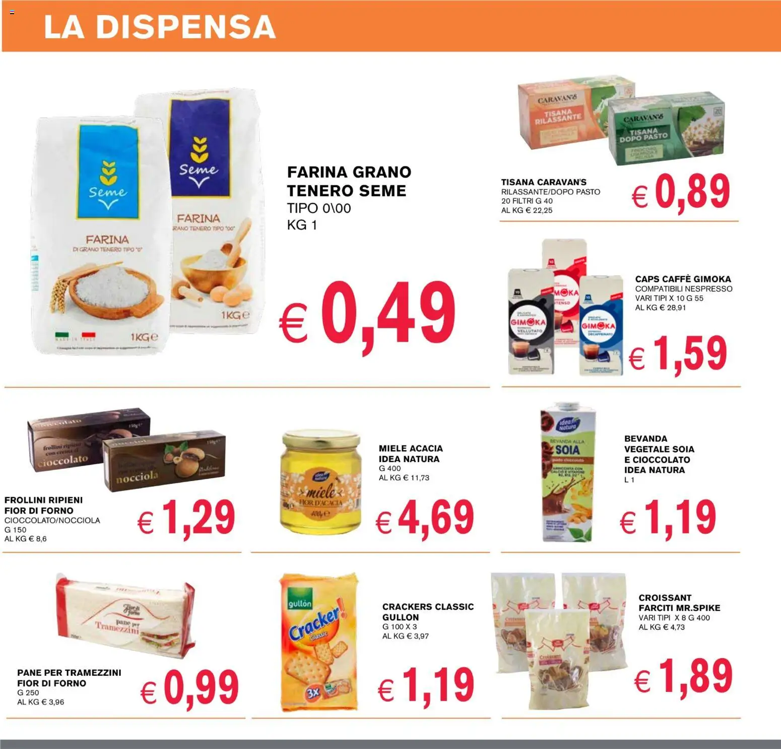 Volantino Coal del 27.12.2025 | Pagina: 8 | Prodotti: Pane, Caffè, Crackers, Forno