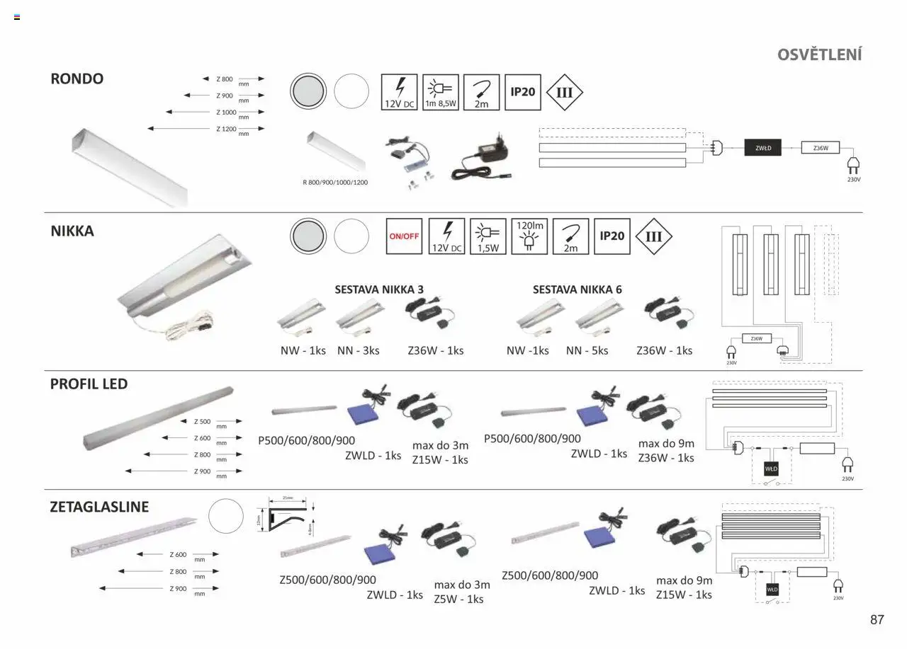 Jamall nábytek katalog - Kuchyně od 17.04.2025 | Strana: 87 | Produkty: LED