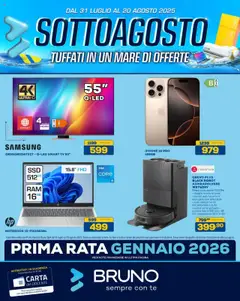 Anteprima del volantino BRUNO Sottoagosto catalogo valido a partire dal 31.07.2025