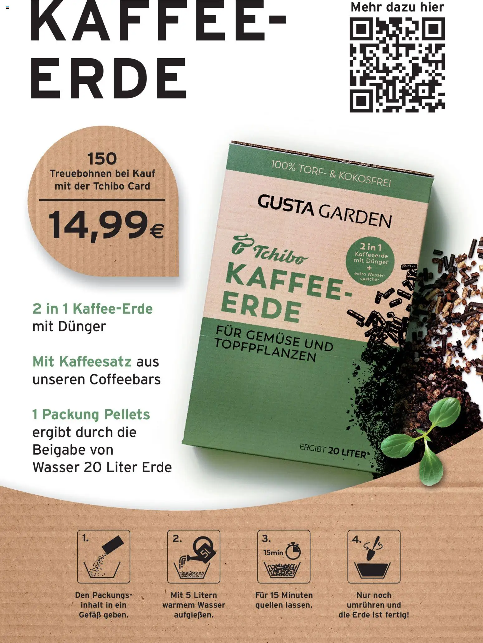 Tchibo Eduscho Tchibo Magazin gültig ab 01.04.2026 | Seite: 4 | Produkte: Wasser, Gemüse, Kaffee