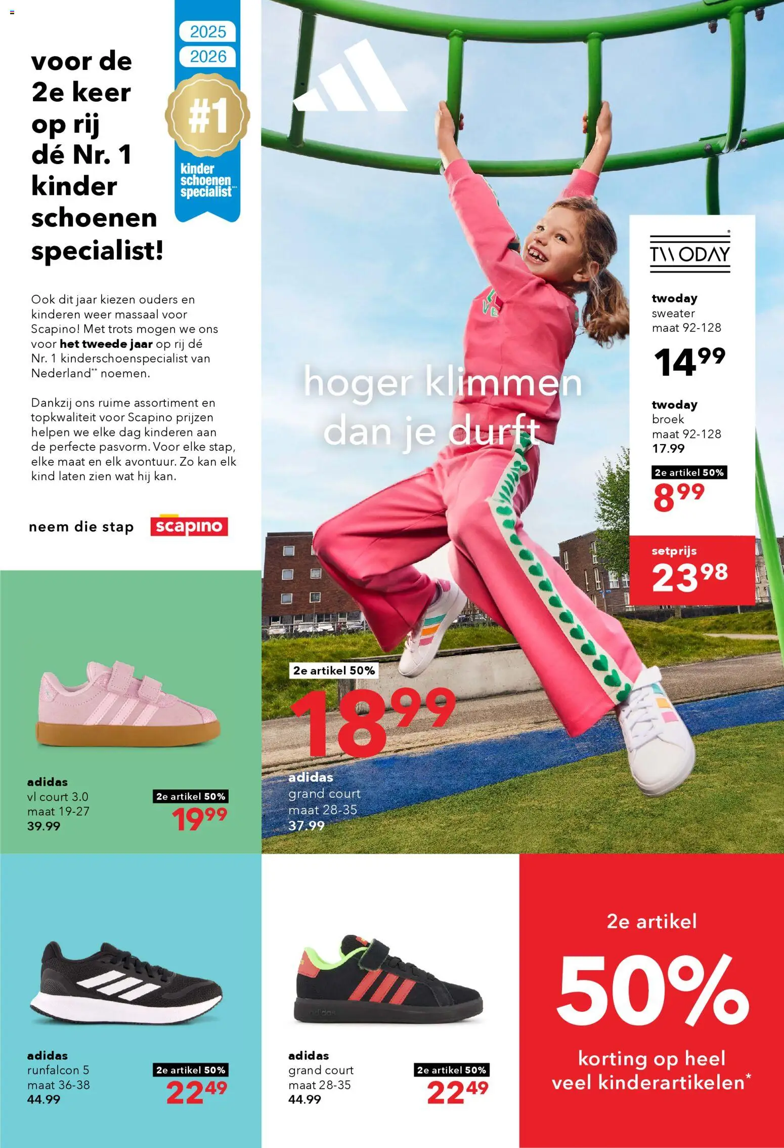 {H1} | Pagina: 2 | Producten: Broek, Schoenen, Kan, Kinder