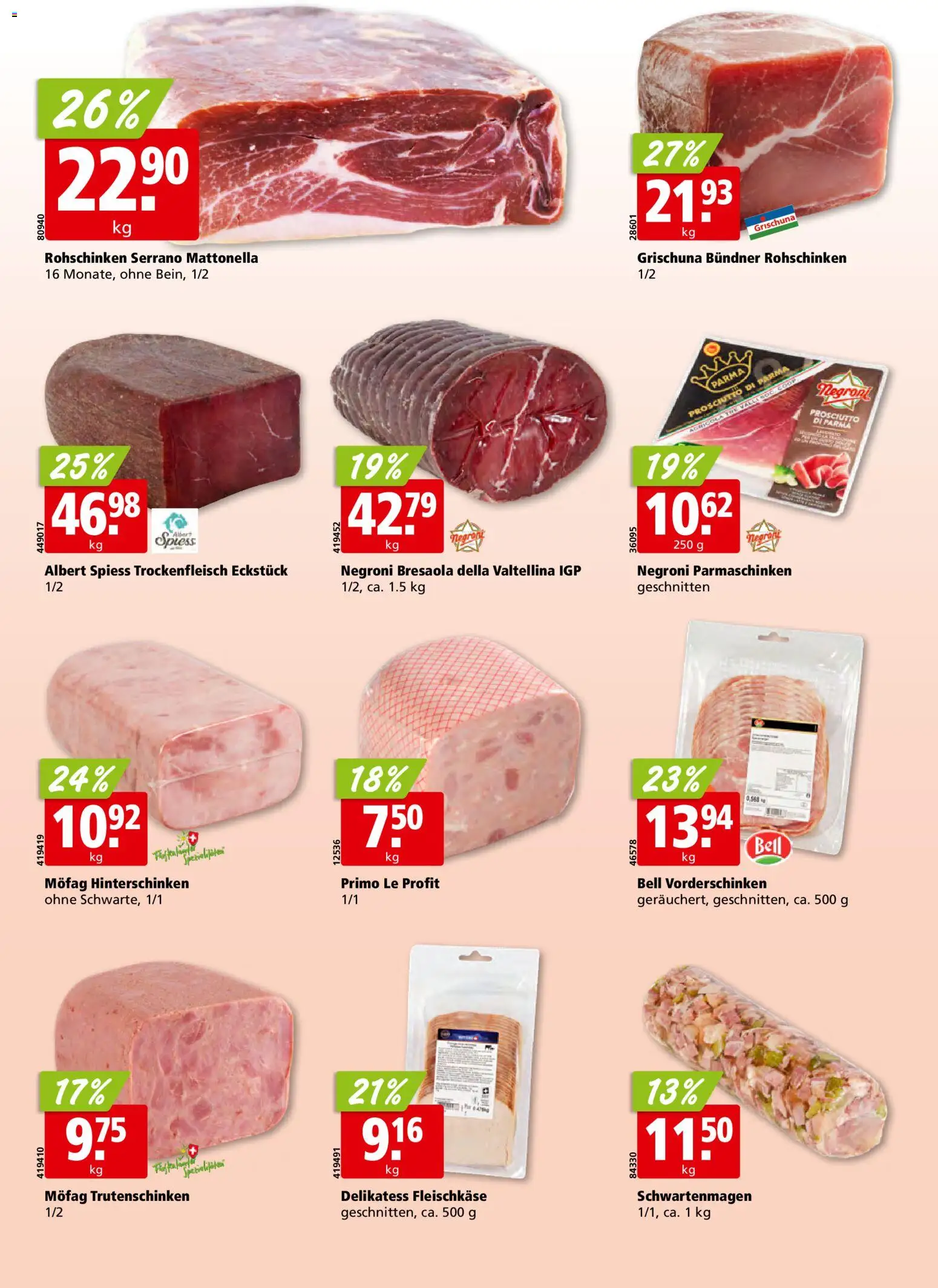 Aligro aktionen Schlieren, Gossau SG, Frauenfeld, Rapperswil-Jona, Sargans, Bern, Brüttisellen, Pratteln, Emmen, Spreitenbach – gültig ab 23.03.2026 | Seite: 10