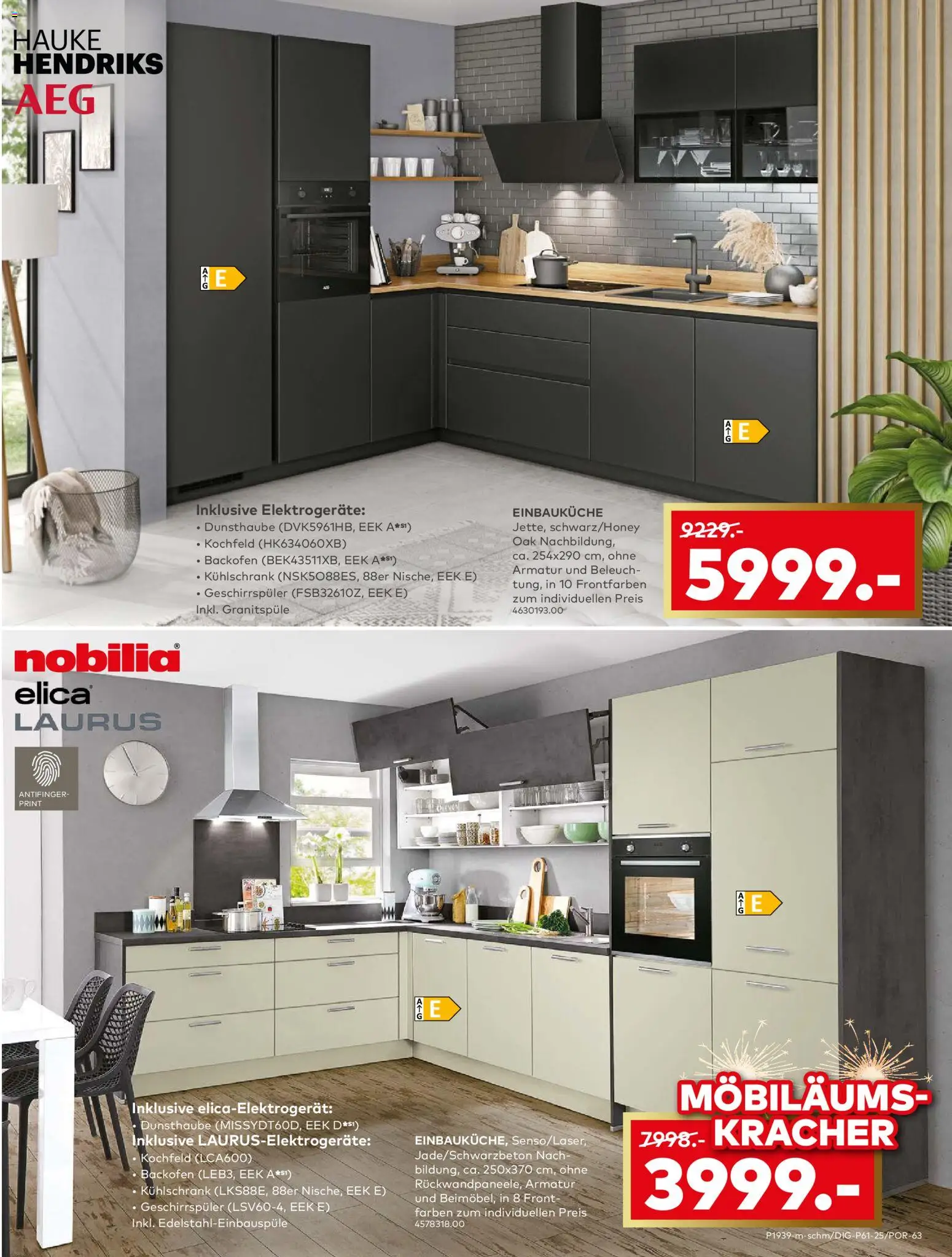 Porta! - Küchentester gesucht: jetzt bewerben und Traumküche zum halben Preis sichern - BadVilbel – gültig ab 17.11.2025 | Seite: 7 | Produkte: Einbauküche, Kühlschrank, Kochfeld, Armatur