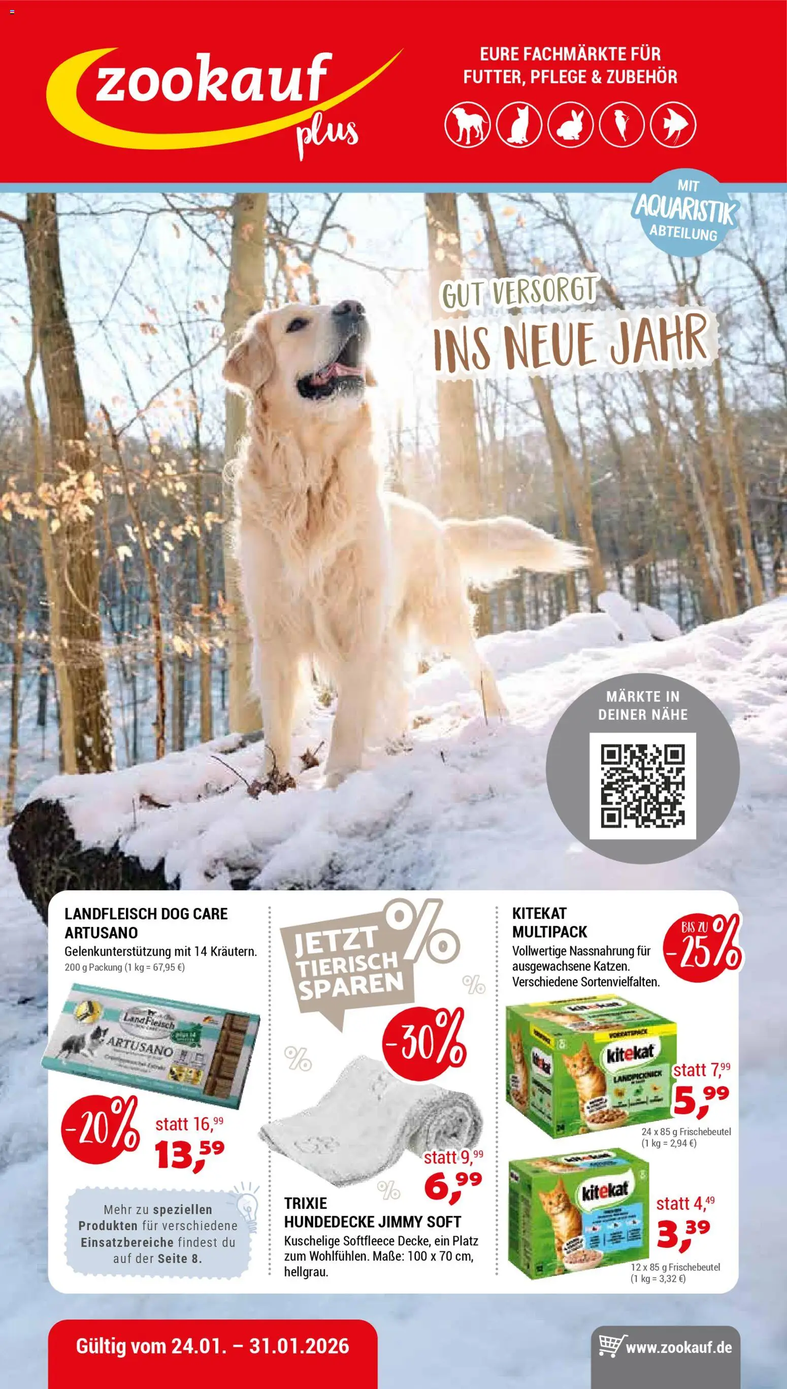 zookauf Prospekt 	 – gültig ab 24.01.2026 | Seite: 1 | Produkte: Fleisch