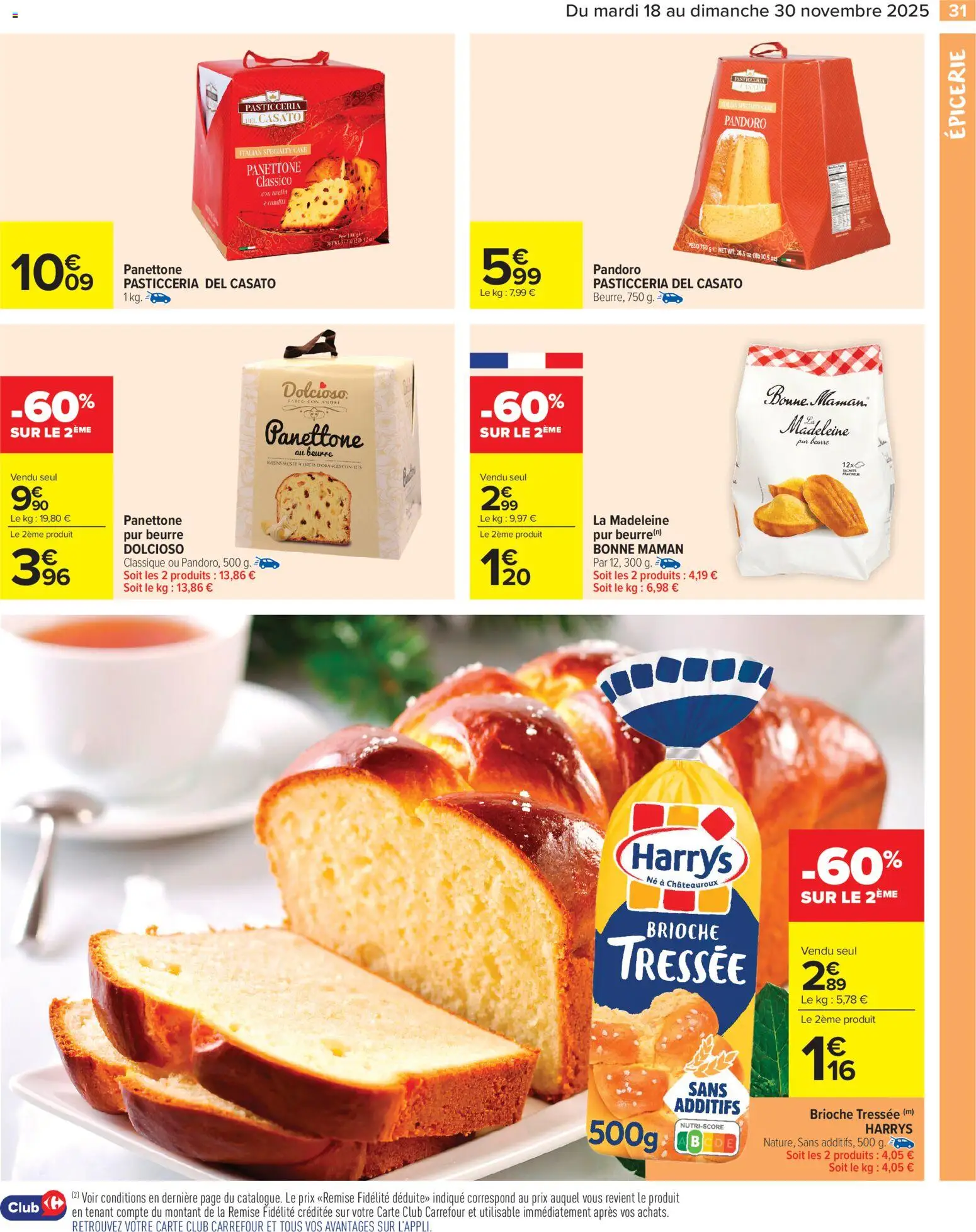 {H1} | Page: 33 | Produits: Panettone, Beurre, Pandoro