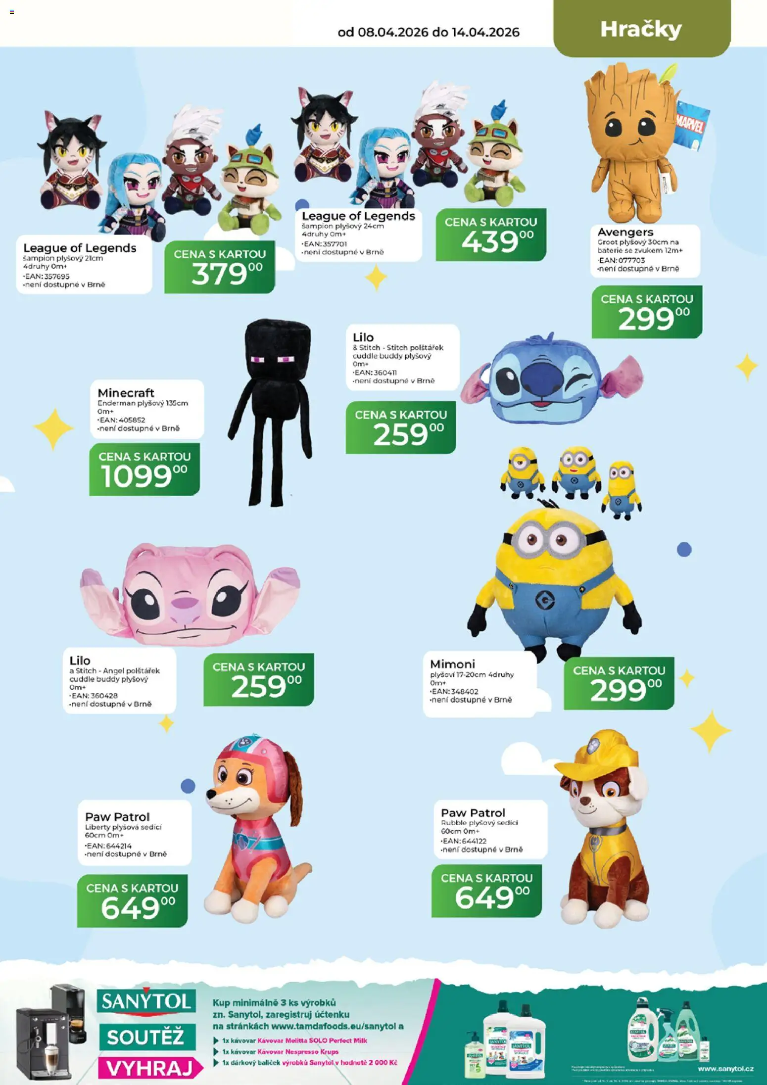 Tamda Foods leták od 08.04.2026 | Strana: 51 | Produkty: Hračky, Kávovar, Sanytol, Stitch