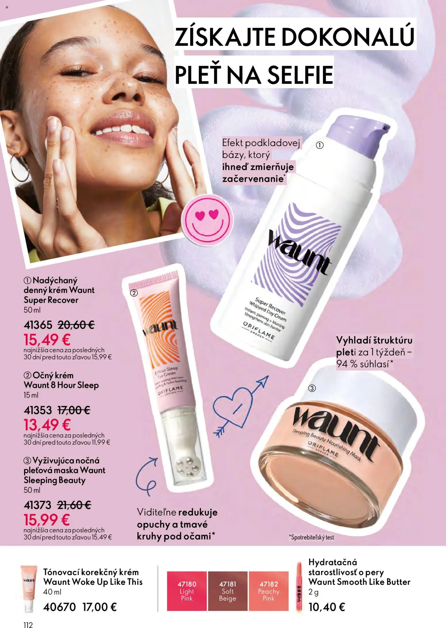 Nové Oriflame akcie – leták je platný od 21.01.2026 | Strana: 112 | Produkty: Maska, Krém
