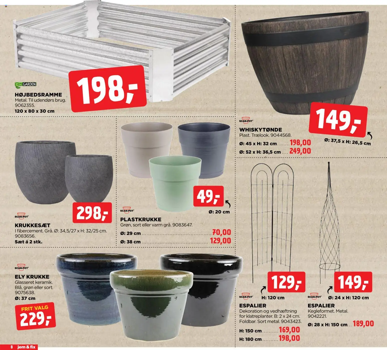 Jem & fix tilbudsavis – gyldig fra 15.03.2026 | Side: 8 | Produkter: Krukke