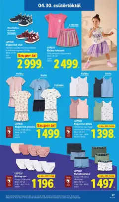 Lidl akciós újság - amely érvényes a következő dátumtól: 30.04.2026 | Oldal: 27