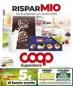 Anteprima del volantino COOP Superstore - Tradate catalogo valido a partire dal 18.09.2025