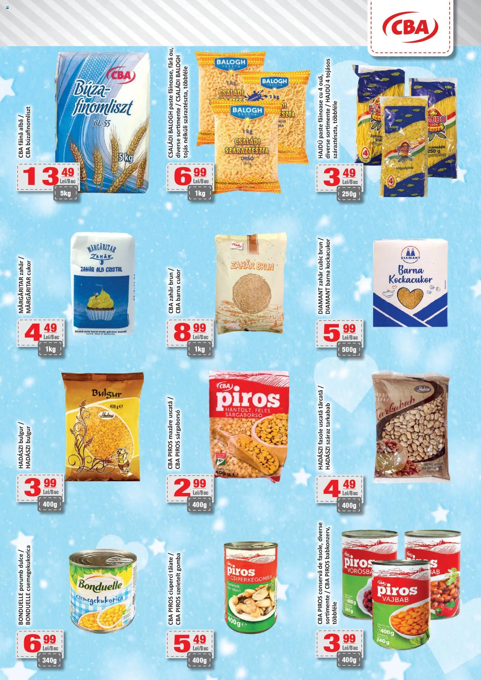 Noul catalog CBA – valabil de la 06.02.2026 | Pagină: 5 | Produse: Ciuperci, Făină, Paste, Porumb