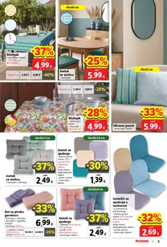 Ponuda Plodine - Pregled kataloga iz trgovine Plodine, vrijedi od 11.03.2026 | Stranica: 5 | Proizvodi: Jastuk, Spužva, Stolnjak