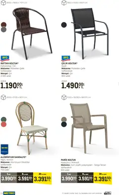 10.04.2026 tarihinden itibaren geçerli olan Metro kataloğu önizlemesi | Sayfa: 11 | Ürünler: Koltuk, Cin